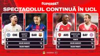 ADVERTORIAL. Bătăliile care pot zgudui clasamentul în Champions League! Cum arată cotele