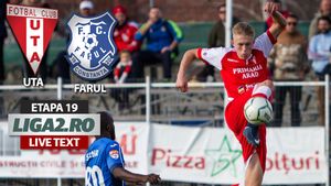 Farul n-a mișcat în front la Arad, iar UTA câștigă și își asigură locul 1 la finalul turului. Octavian Ursu, decisiv contra ”marinarilor mielușei” în deplasare