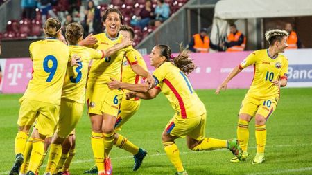 Naționala de fotbal feminin a României a învins Slovacia, scor 2-0, într-o partidă amicală