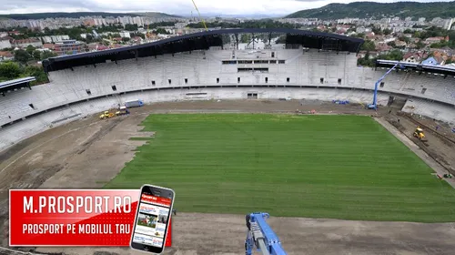 Mircea Sandu și Victor Pițurcă vor merge în vizită la „Cluj Arena”!** SUPER FOTO Cum arată stadionul și când va fi gata