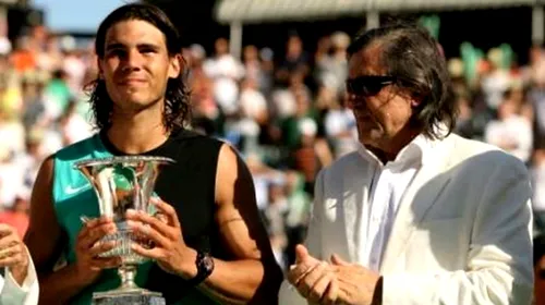 Rafael Nadal, singurul care şi-a amintit de Ilie Năstase! Provocare inedită la Turneul Campionilor | VIDEO