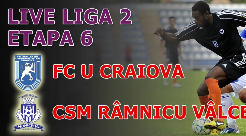 FC U Craiova - CSM Râmnicu Vâlcea 1-0!** Vasile Gheorghe dă lovitura pe final! Galeria Universității a sărit să bată spectatorii