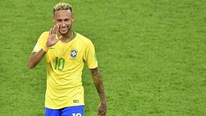 Își imită idolul? VIDEO |  Neymar a marcat un gol de poveste la antrenament și apoi s-a bucurat precum Cristiano Ronaldo