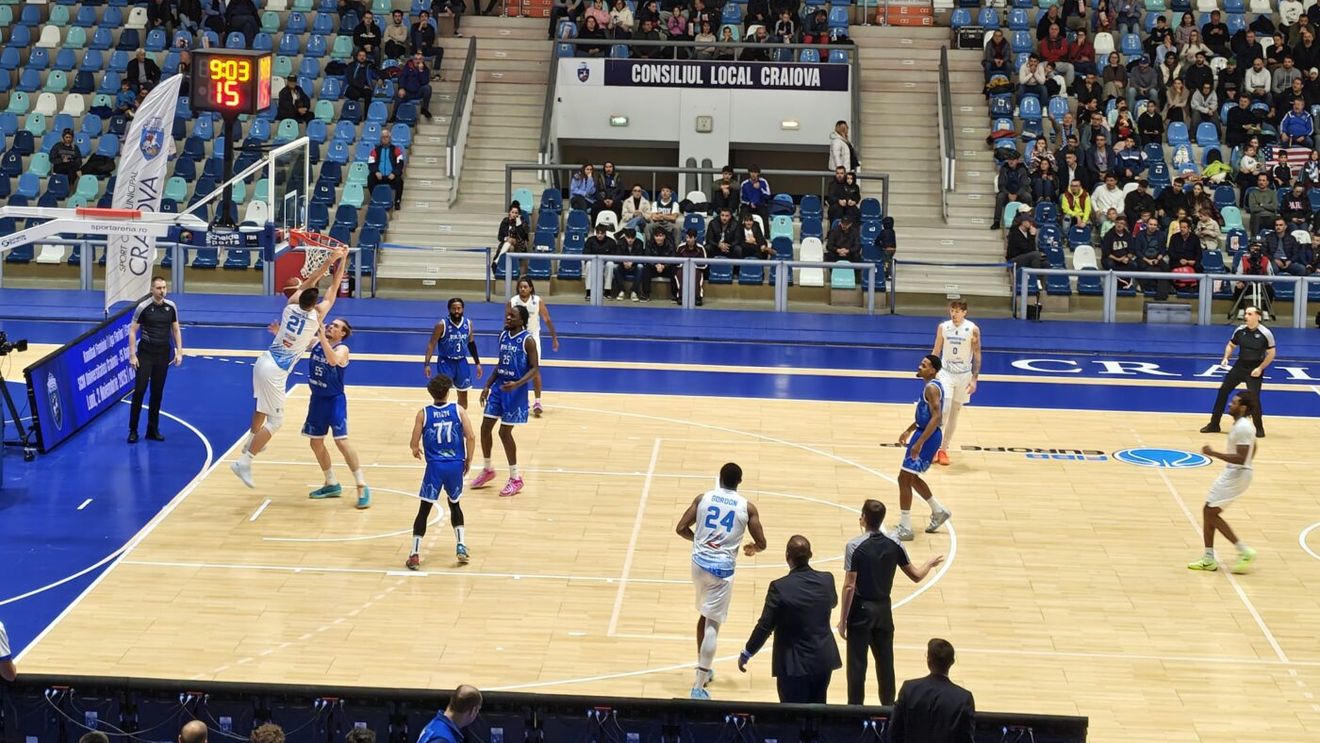 Universitatea Craiova se răzbună pe bulgari la baschet, după ce a plâns la fotbal! Cum își sting amarul oltenii din visul pierdut Champions League