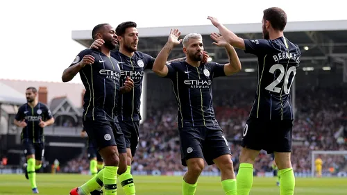 Manchester City revine pe primul în loc în Premier League, după victoria cu Fulham. Programul 