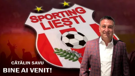 Sporting Liești are un nou antrenor! Cătălin Savu a fost prezentat și a început treaba la echipa din Liga 3: ”E un proiect serios aici, clubul e la al zecelea sezon în divizie”