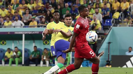 Brazilia - Elveția 1-0, în Grupa G de la Campionatul Mondial din Qatar. Casemiro își califică echipa în optimile de finală!