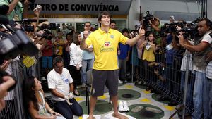 Kaka, onorat de stadionul Maracana