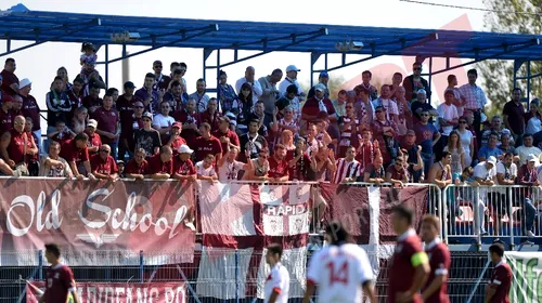 Rapid a debutat cu stângul în liga a doua! FOTO 2.000 de fani și-au încurajat echipa la meciul cu Berceni