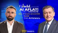 „Ai Aflat! cu Ionuț Cristache” începe marți, 27 ianuarie, de la ora 15.00, live pe Gândul. Invitat: Crin Antonescu