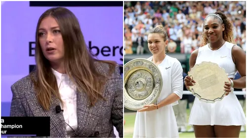 Maria Sharapova dă cărțile pe față după ce Serena Williams a revendicat titlul Simonei Halep de la Wimbledon: „E o afacere!” Rusoaica dezvăluie ce înseamnă cu adevărat o victorie contra americancei în finala Grand Slam-ului londonez