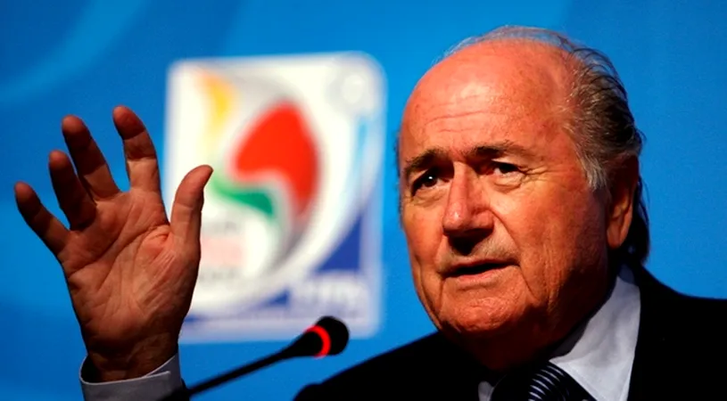 Moment istoric!** Blatter spune 