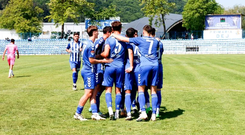 Unirea Dej, ultima retrogradată a sezonului de Liga 2! A luptat eroic, dar a picat în Liga 3 la egalitate de puncte cu Dumbrăvița