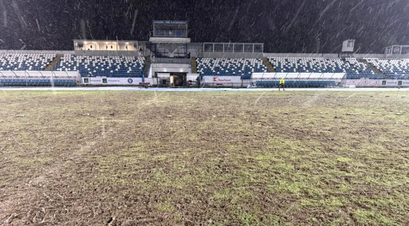 Se joacă pe noroi în Copou! Poli Iași a încercat, fără succes, mutarea meciului cu CSM Olimpia pe un alt stadion, după ce naționala de rugby a României i-a făcut praf gazonul