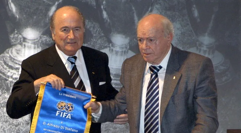 Blatter deplânge moartea lui Di Stefano: 