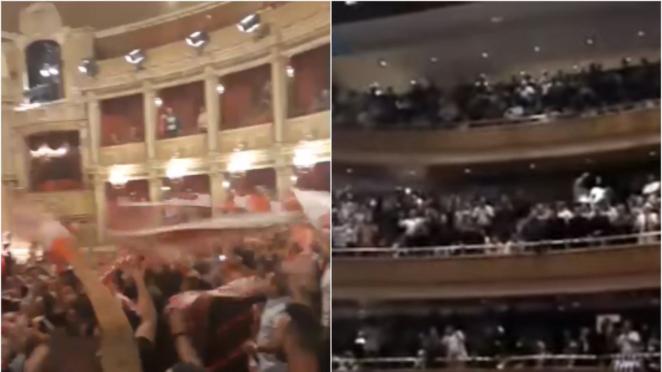 VIDEO | Dinamo la 70, ca PAOK la 80. Ultrașii bucureșteni au sărbătorit la Operă într-o manieră similară celei în care grecii au celebrat în urmă cu 12 ani

