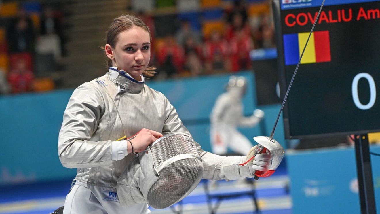 Amalia Covaliu a câştigat medalia de aur pentru România la sabie la Campionatele Mondiale de Scrimă pentru cadeți de la Wuxi