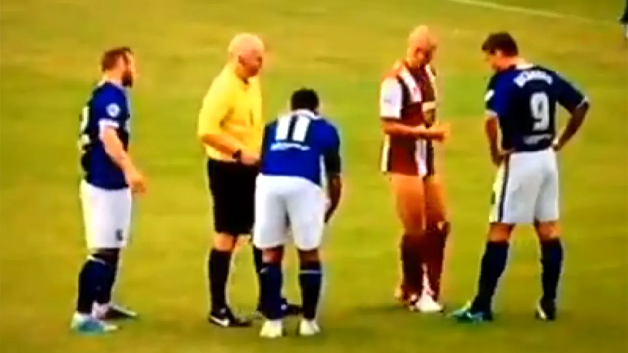 VIDEO - Moment ciudat în timpul unui meci! Decizia arbitrului a uimit pe toată lumea