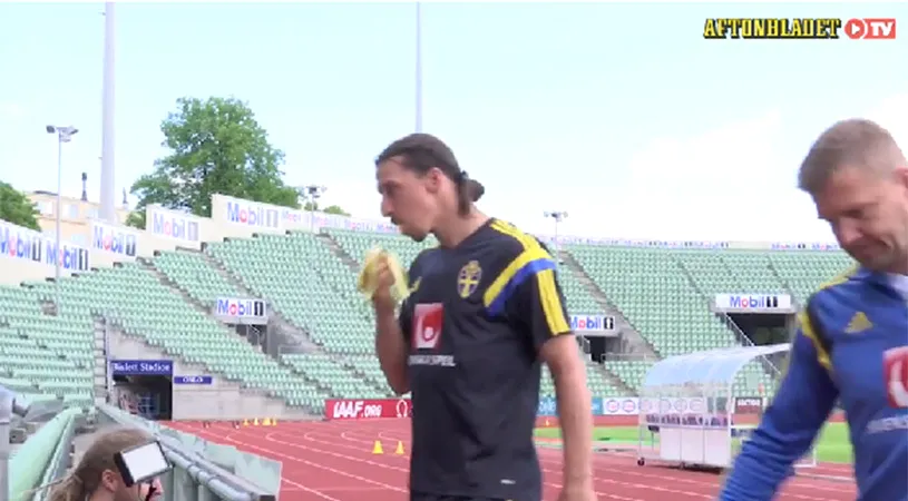 VIDEO | Ibrahimovic, încă o ieșire amuzantă. Ce i-a făcut unui cameraman