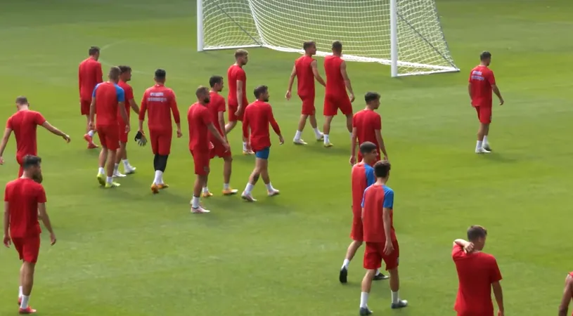 VIDEO | Steaua ”fierbe” înaintea meciului cu OFK Belgrad, care inaugurează noul stadion. Jucătorii sunt și mai nerăbdători după primele antrenamente pe arenă. Câte bilete mai sunt disponibile