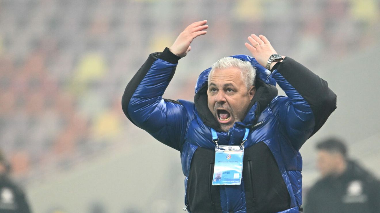 Marius Șumudică nu s-a putut abține după ce a văzut faza în care Musi a cerut penalty: „Nu știu cum de nu l-a chemat la VAR!”