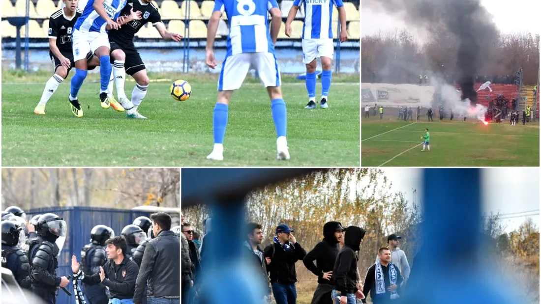 Egal cu scandal în derby-ul Craiovei, din Liga 3!** Duel cu multe evenimente pe 