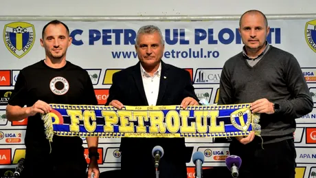 Nicolae Constantin și Claudiu Tudor, prezentați oficial de Petrolul! Președintele Costel Lazăr, despre noul trio: ”Suntem legați de glie, de rezultate, de trecutul nostru la acest club”
