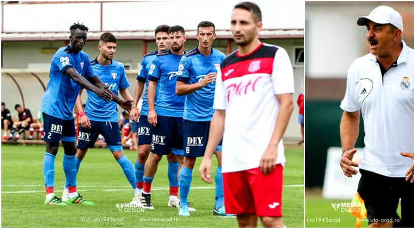 UTA a trecut la limită de Lipova în ultimul amical.** Ionuț Popa, tot nemulțumit: 