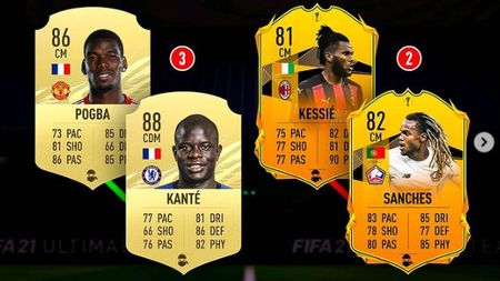 Cele mai bune cupluri de mijlocași din FIFA 21: Paul Pogba și N'golo Kante câștigă toate duelurile din ePremier League