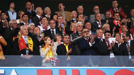 Hagi a venit la meci cu Țiriac