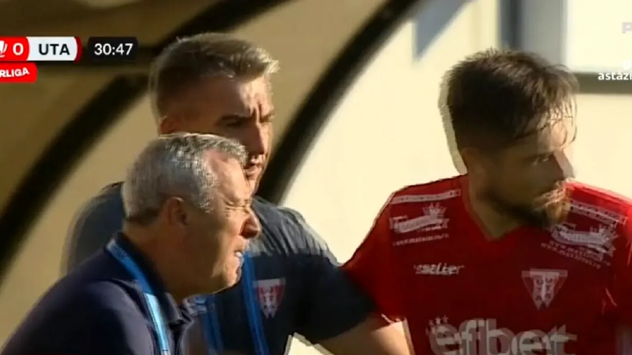Omul care l-a „distrus” pe Mircea Rednic în meciul cu CFR Cluj și-a luat revanșa în Hermannstadt - UTA Arad! | VIDEO