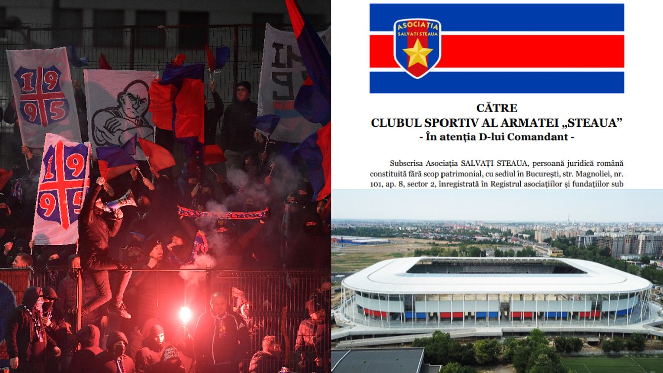 Fanii lui FCSB, scrisoare deschisă către Guvern, MApN și CSA! Ultrașii insistă ca derby-ul cu CFR Cluj să se joace în Ghencea | FOTO