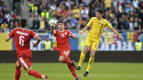 Tricolorul care a ieșit cu fața curată din meciul cu Serbia! Ilie Dumitrescu și Viorel Moldovan, cuvinte mari: „Un jucător extrem de inteligent”
