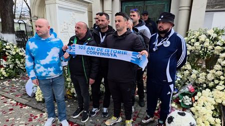 Gest unic pentru Mircea Lucescu. Ce au făcut 8 români din Hunedoara pentru a-i cinsti memoria la Bucureşti