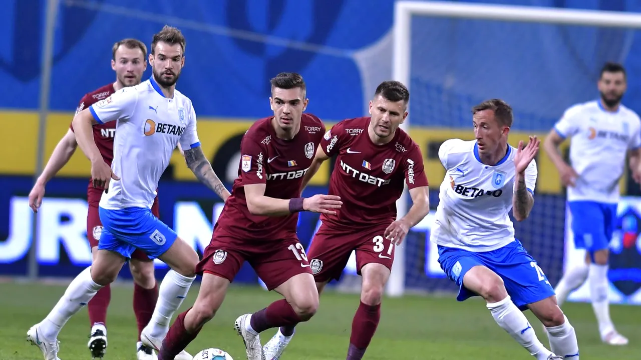 Universitatea Craiova - CFR Cluj 0-0 | Video Online în etapa 30 din Liga 1 | Remiză albă pe „Ion Oblemenco”! FCSB, pe primul loc în play-off