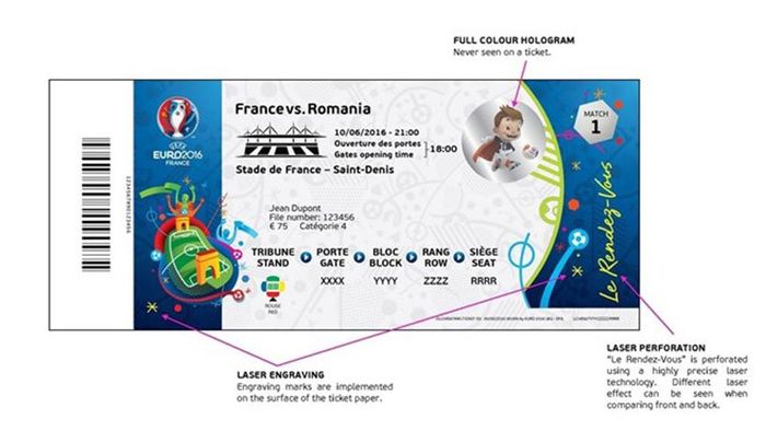 România deschide balul la Campionatul European! FOTO | Așa arată biletele pentru meciul cu Franța