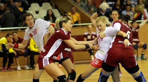 Rapid, peste Dinamo la handbal feminin. Cum s-a terminat derby-ul eșalonului secund