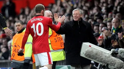 Ferguson l-a iertat pe Rooney! „A înțeles ce club mare este Man. United!”