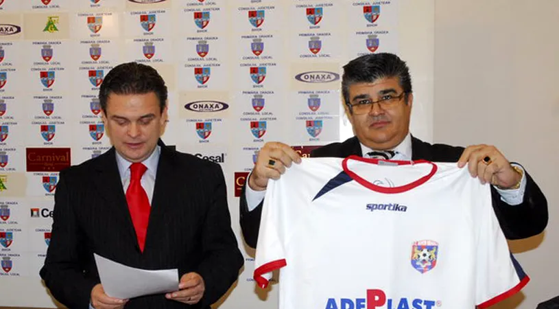 Adeplast a devenit sponsorul principal al FC Bihor