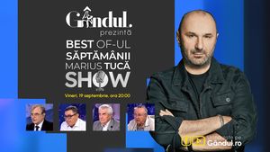 Gândul prezintă Best of Marius Tucă Show - vineri, 19 septembrie, de la ora 20.00