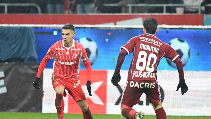 Reacția lui Cătălin Cîrjan după ce a fost lăsat rezervă de Kopic în Dinamo - Rapid 3-1 și a marcat un gol