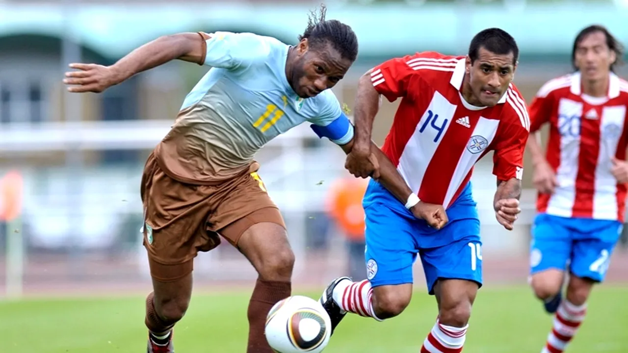 VIDEO** GOL Drogba, Coasta de Fildeș egalată pe final de Paraguay!