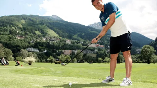 Răducan și-a încercat talentul la golf!** 