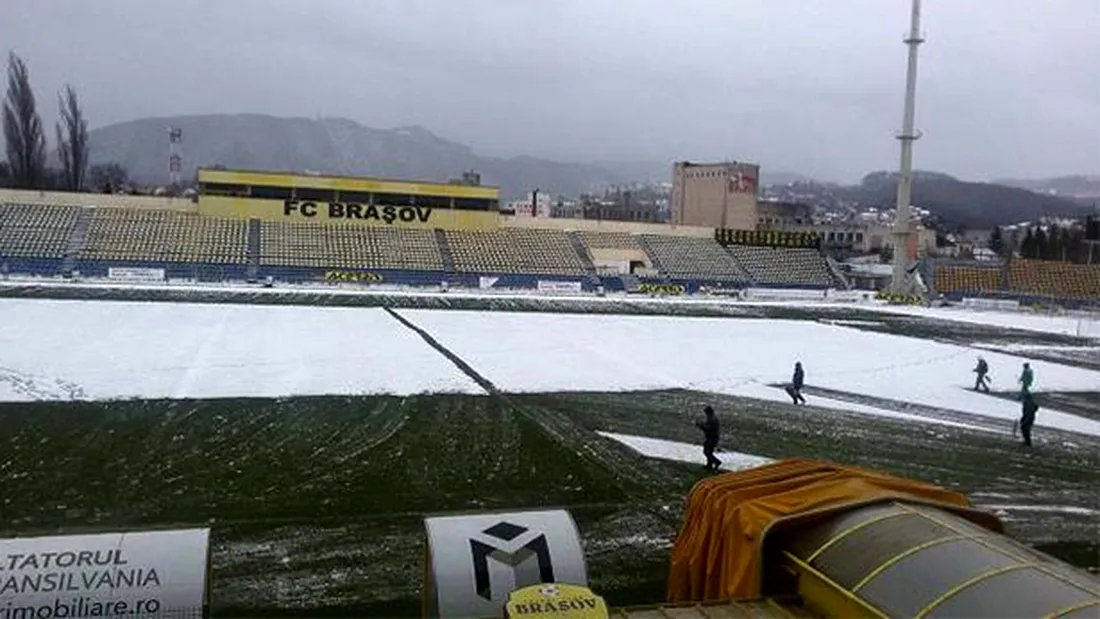 FC Brașov - Sepsi OSK se va juca pe zapădă.** Țălnar chemă fanii la stadion: 