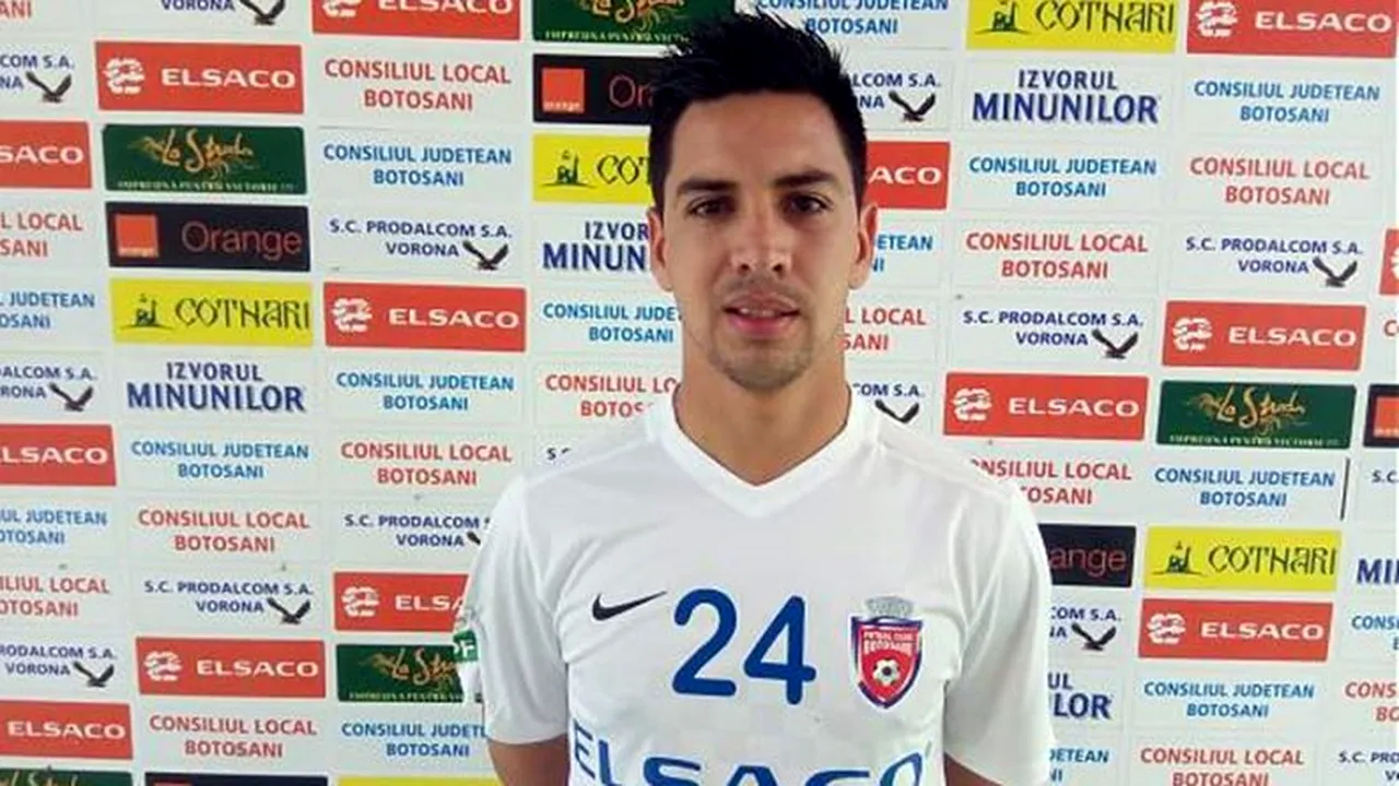 OFICIAL | FC Botoșani a transferat un mijlocaș argentinian: 
