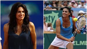Imagine de milioane la US Open! Ce apariție a avut Gabriela Sabatini, cea mai frumoasă jucătoare de tenis a anilor '90, la finalul meciului câștigat de Ons Jabeur | GALERIE FOTO