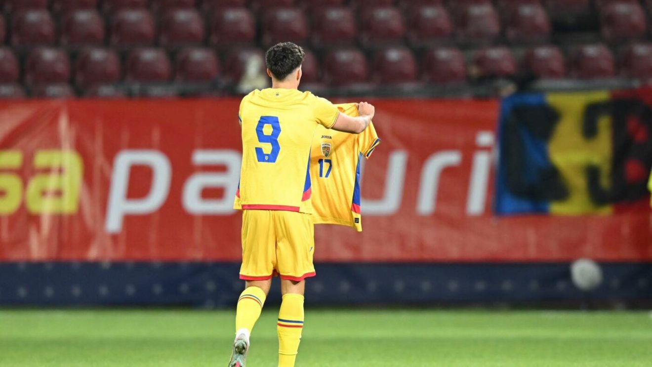 Atanas Trică, dedicaţie specială, după golul pentru naţionala U21 a României: „O seară mare"