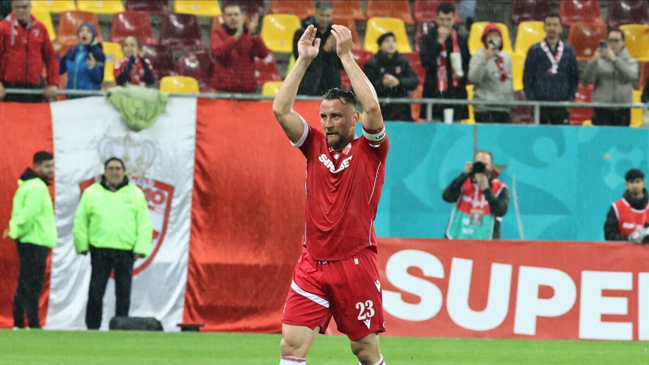 Momente superbe la retragerea lui Răzvan Patriche, căpitanul lui Dinamo. Ce s-a întâmplat în tribunele Arenei Naționale la meciul cu U Cluj