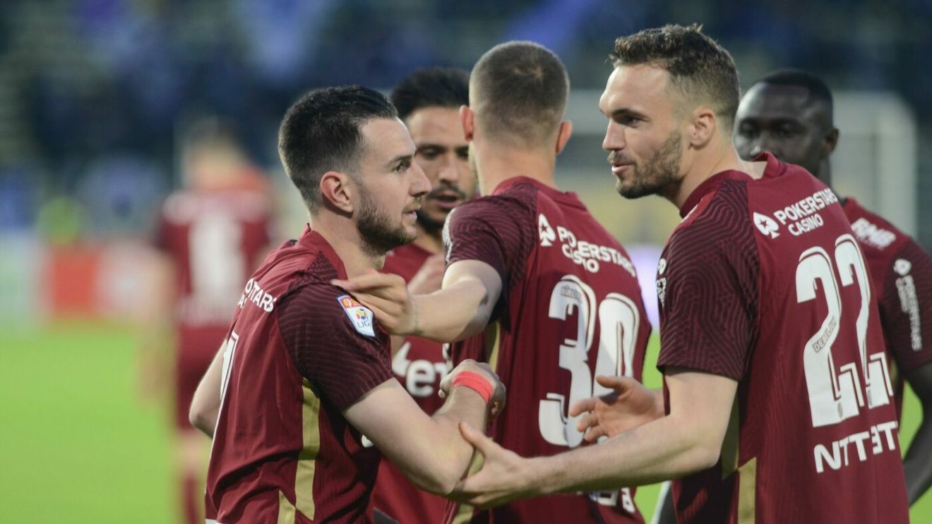 FC Argeș - CFR Cluj 0-6, Live Video Online. Final de meci. Echipa lui Dan Petrescu face setul în „Trivale”