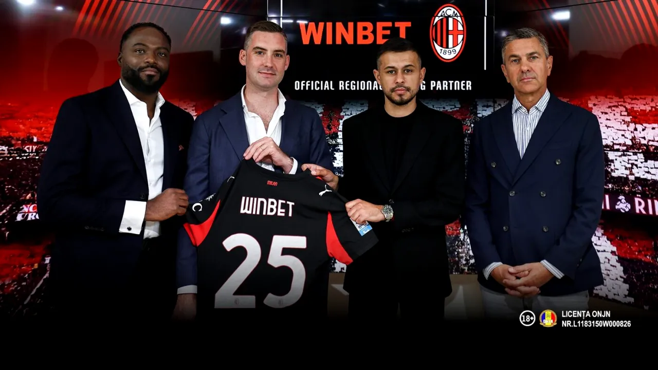 Comunicat de presă | AC Milan și WINBET dau startul unui nou parteneriat regional